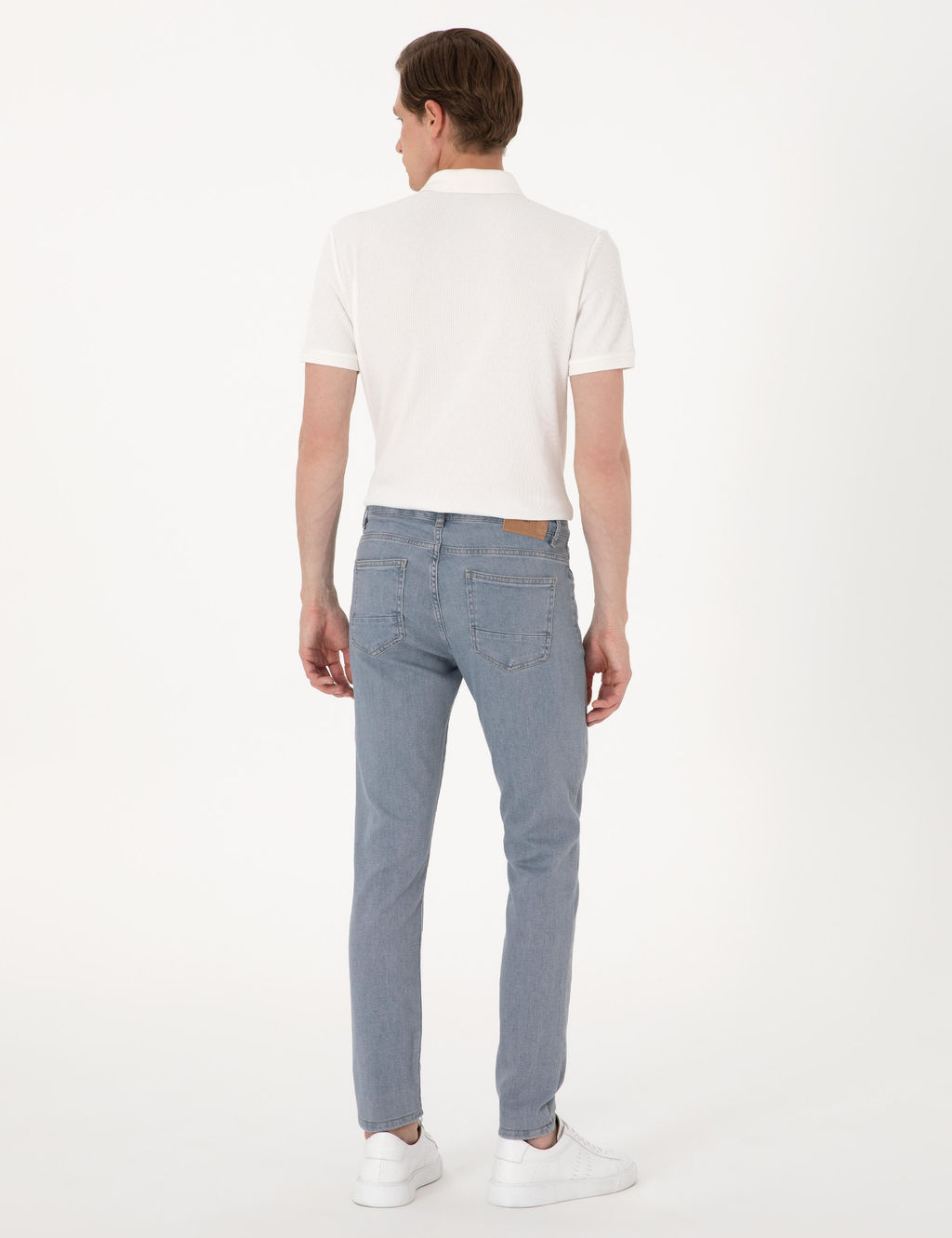 A__k Mavi Slim Fit Jean Pantolon