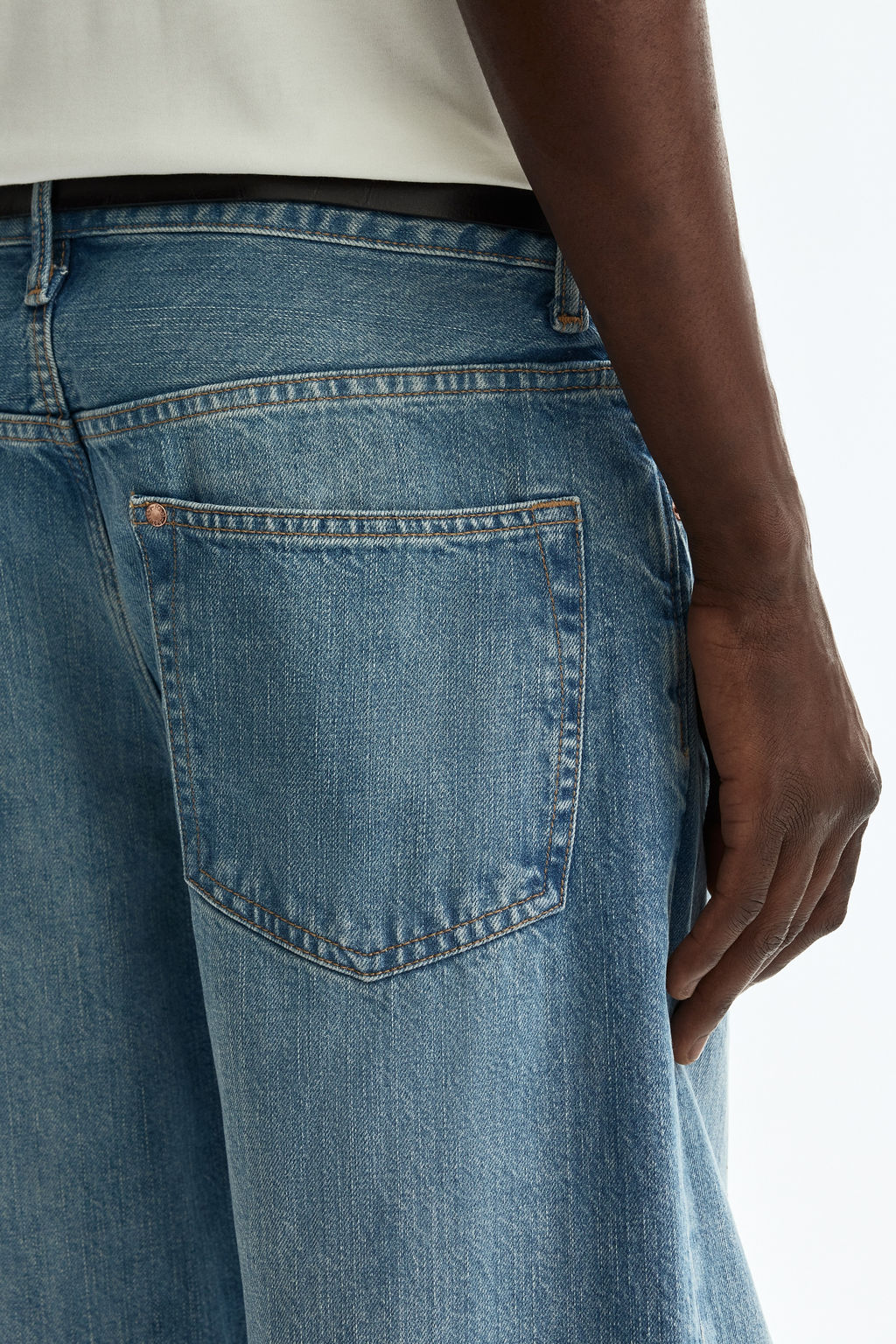 Loose Straight Jeans - H&m фото 11