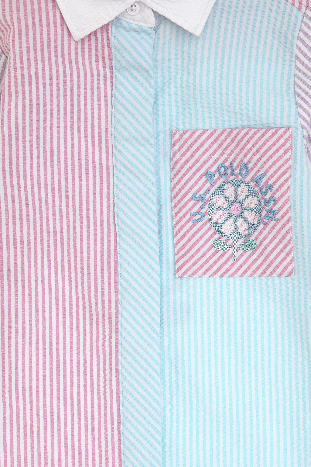 K_z _ocuk Lila Dokuma Elbise Sepette S_rpriz _ndirim - U.s. polo assn фото 3