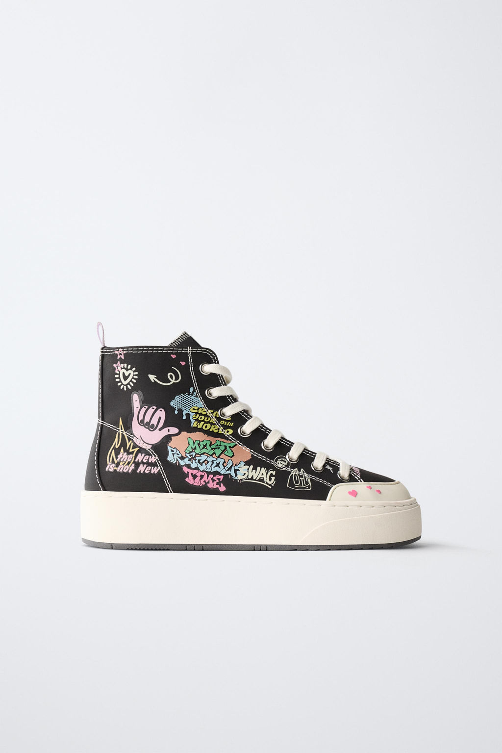 GRAFFITI HIGH-TOP SNEAKERS