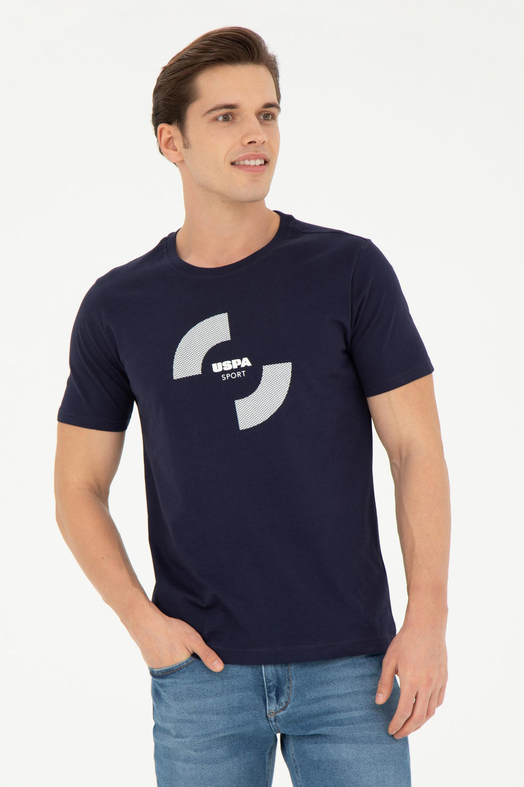Мужская темно-синяя футболка - U.s. polo assn фото 10