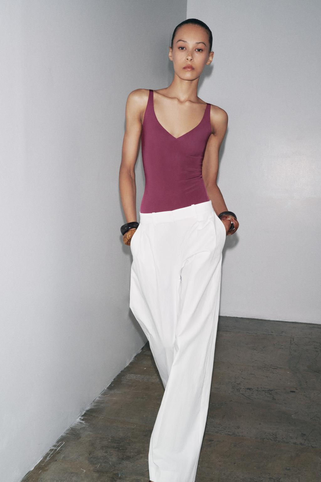 STRAPPY POLYAMIDE BODYSUIT - Zara фото 2