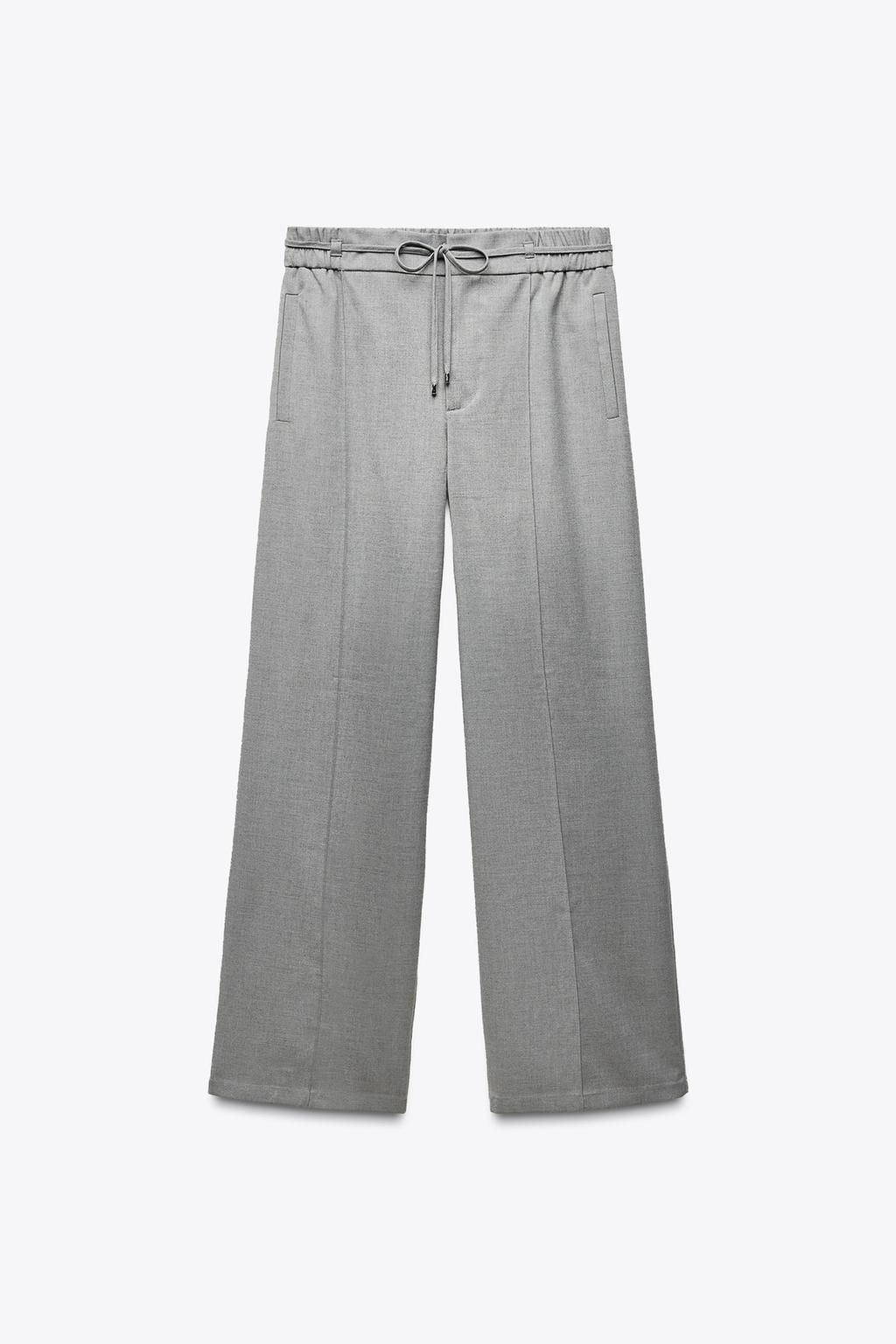 WIDE-LEG TROUSERS WITH ELASTIC WAISTBAND