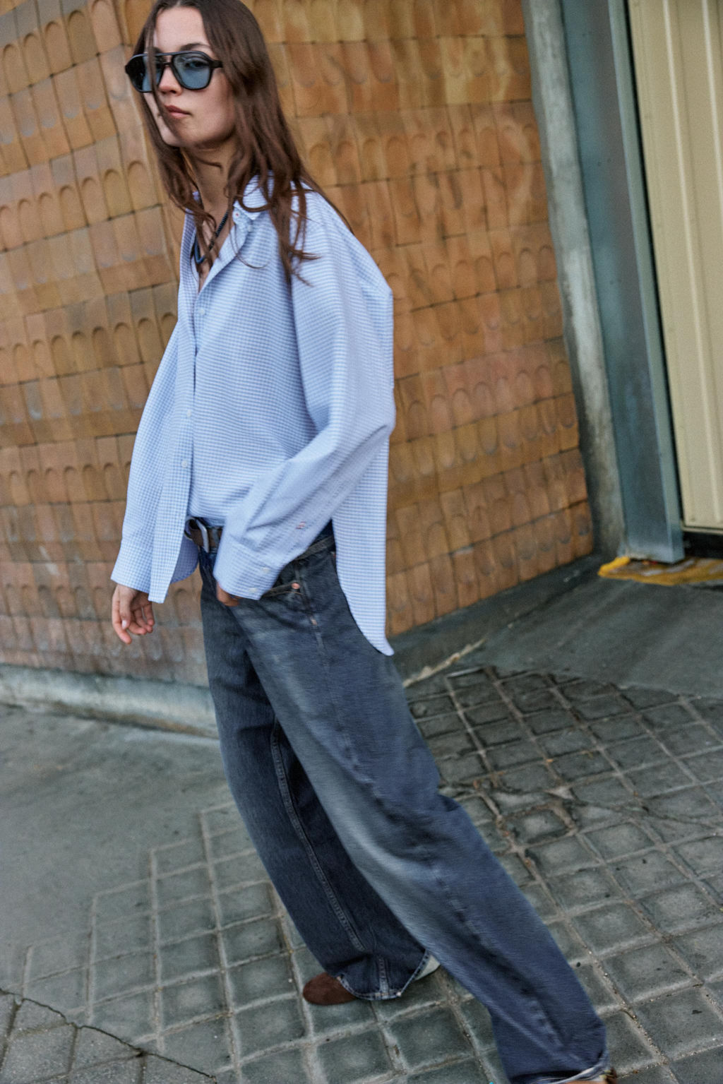 CHECK OXFORD SHIRT - Zara фото 8