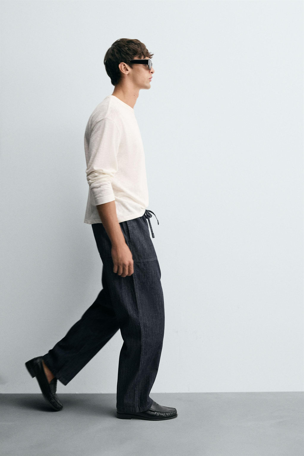 RELAXED FIT JOGGER JEANS - Zara фото 6