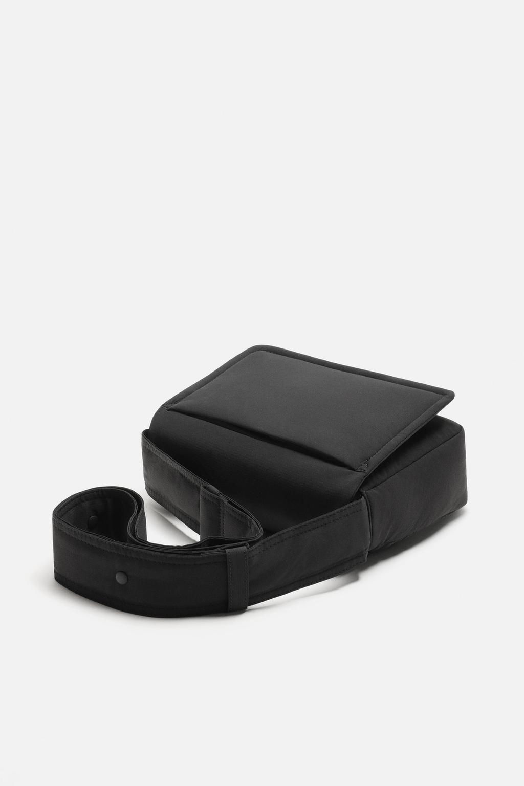NYLON CROSSBODY BAG WITH FLAP - Zara фото 4