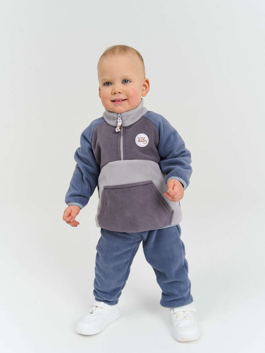 Костюм флисовый Колор блок Гроза 0+