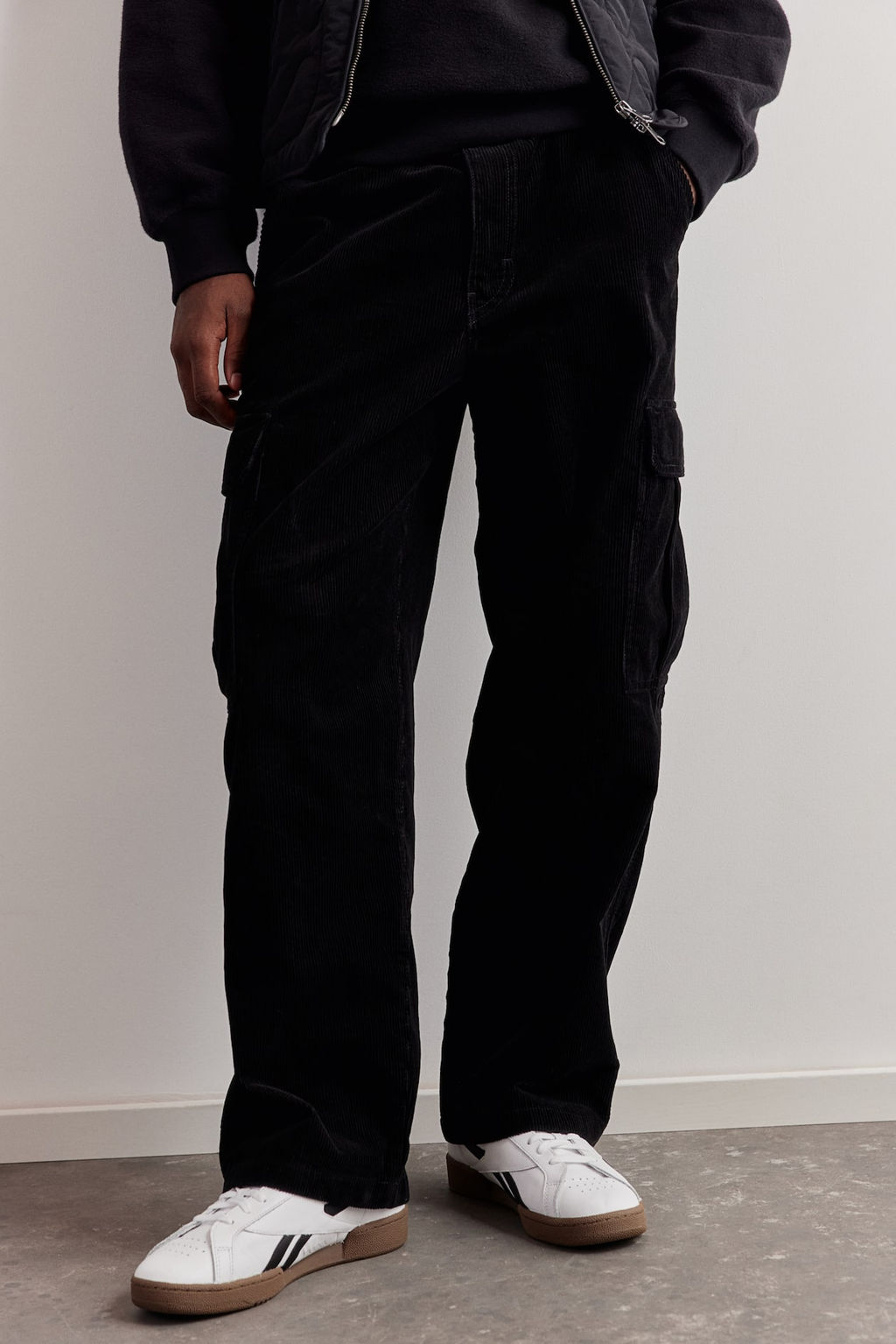 Loose Fit Corduroy cargo trousers - H&m фото 3
