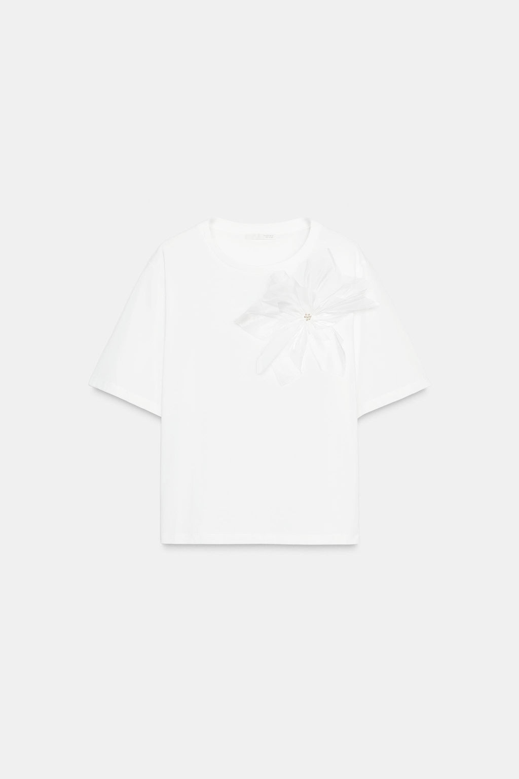 VOLUMINOUS FLORAL T-SHIRT - Zara фото 13