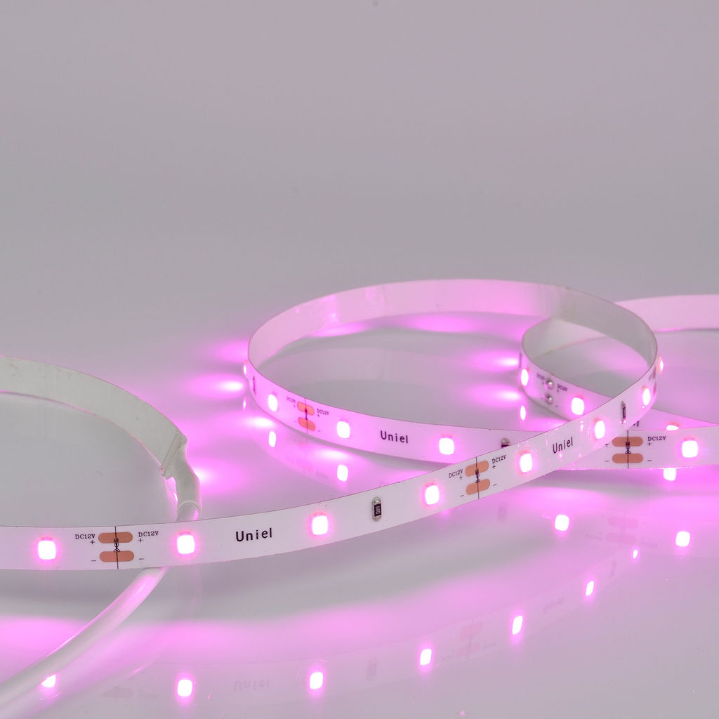ULS-P77-2835-42LED/m-IP20-2M-SPSB RRP18C00 Комплект светодиодной ленты 2м. Спектр для рассады и цветения. Адаптер 18Вт. Блистер. TM Uniel