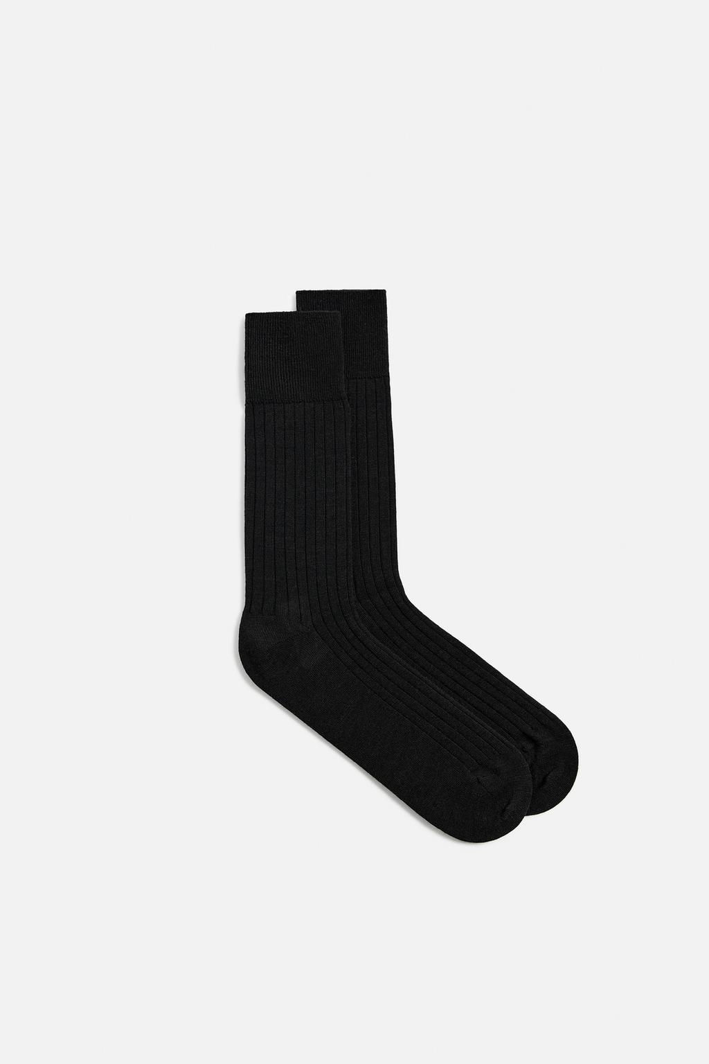 RIBBED WOOL SOCKS - Zara фото 2