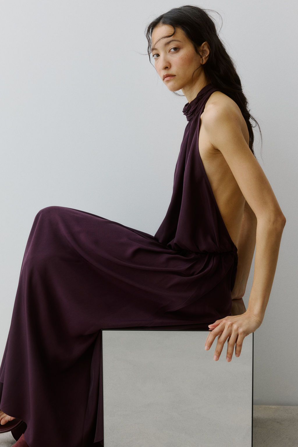 Vestido halter largo - H&m фото 3