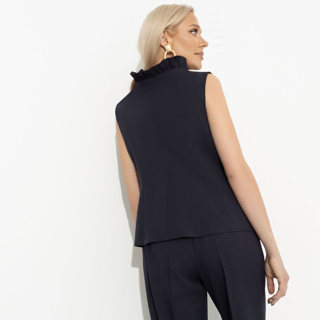 Жилет приталенного силуэта, Добавьте красок (blue) - Charutti фото 5