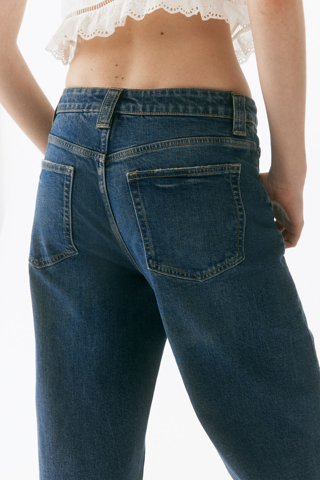 Wide High Waist Jeans - H&m фото 4