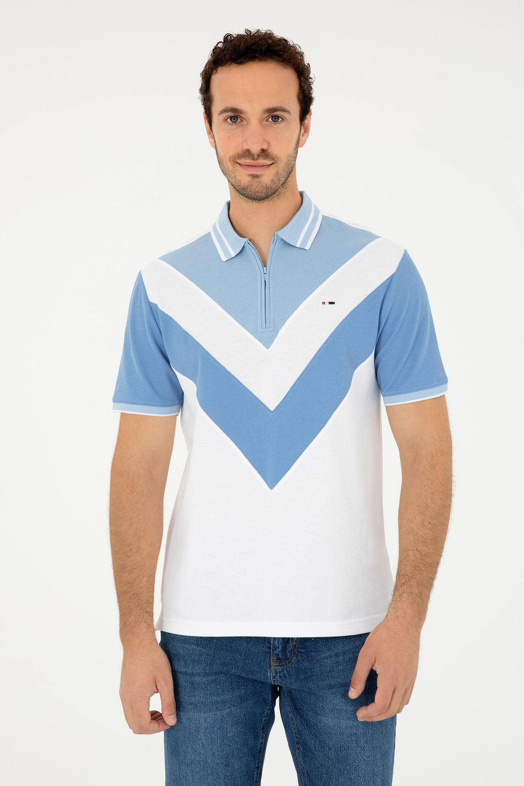 Мужская темно-синяя футболка - U.s. polo assn фото 3