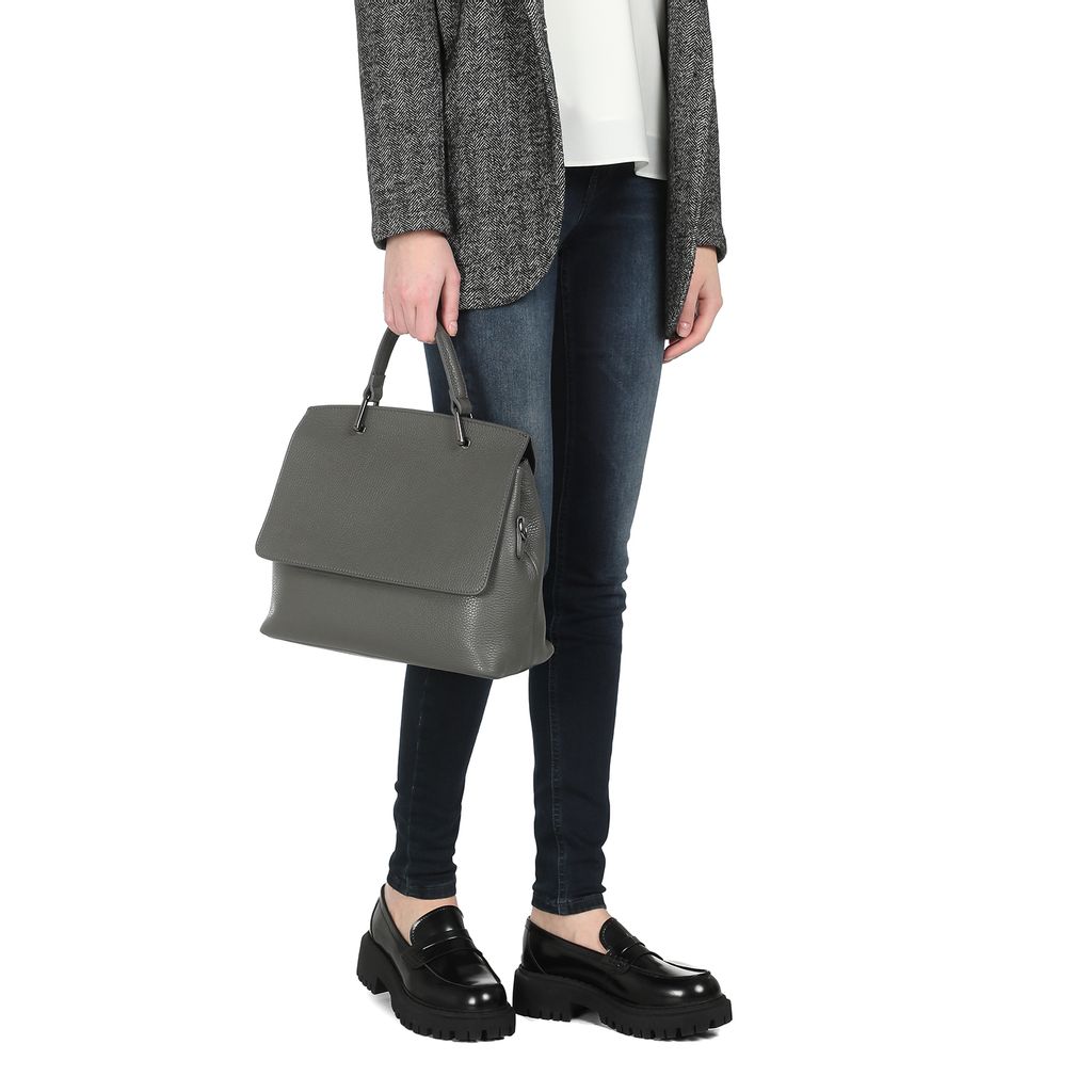 Женская сумка с ручкой DIVAS BAG Артикул 2586144, темно-серый