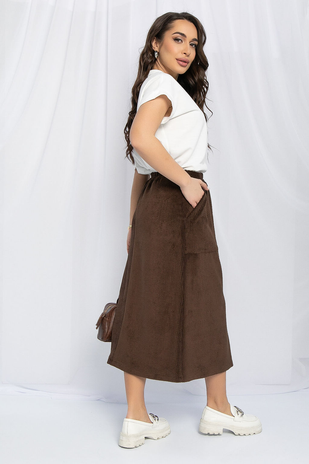 Юбка Лилиана (шоколад) Ю13097-9М - Lt collection фото 4