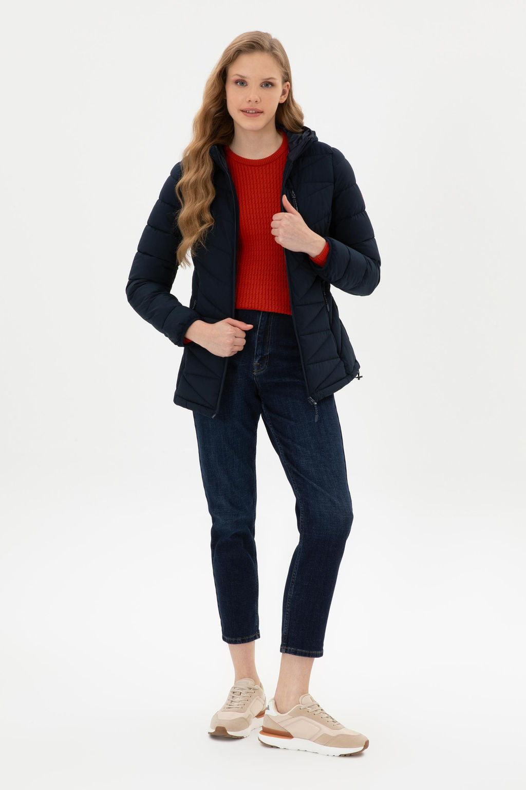 Kad_n Lacivert Mont - U.s. polo assn фото 4