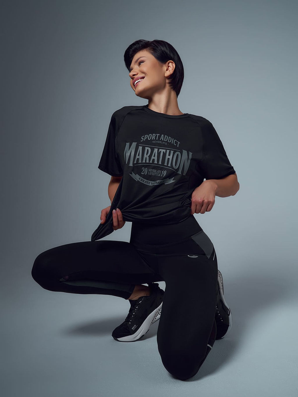 Футболка свободного силуэта MARATHON - NEVERLATE фото 6