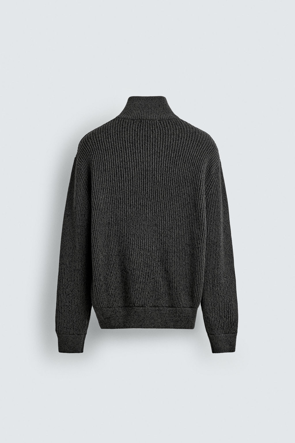 TWISTED YARN JACKET WITH ZIP - Zara фото 8