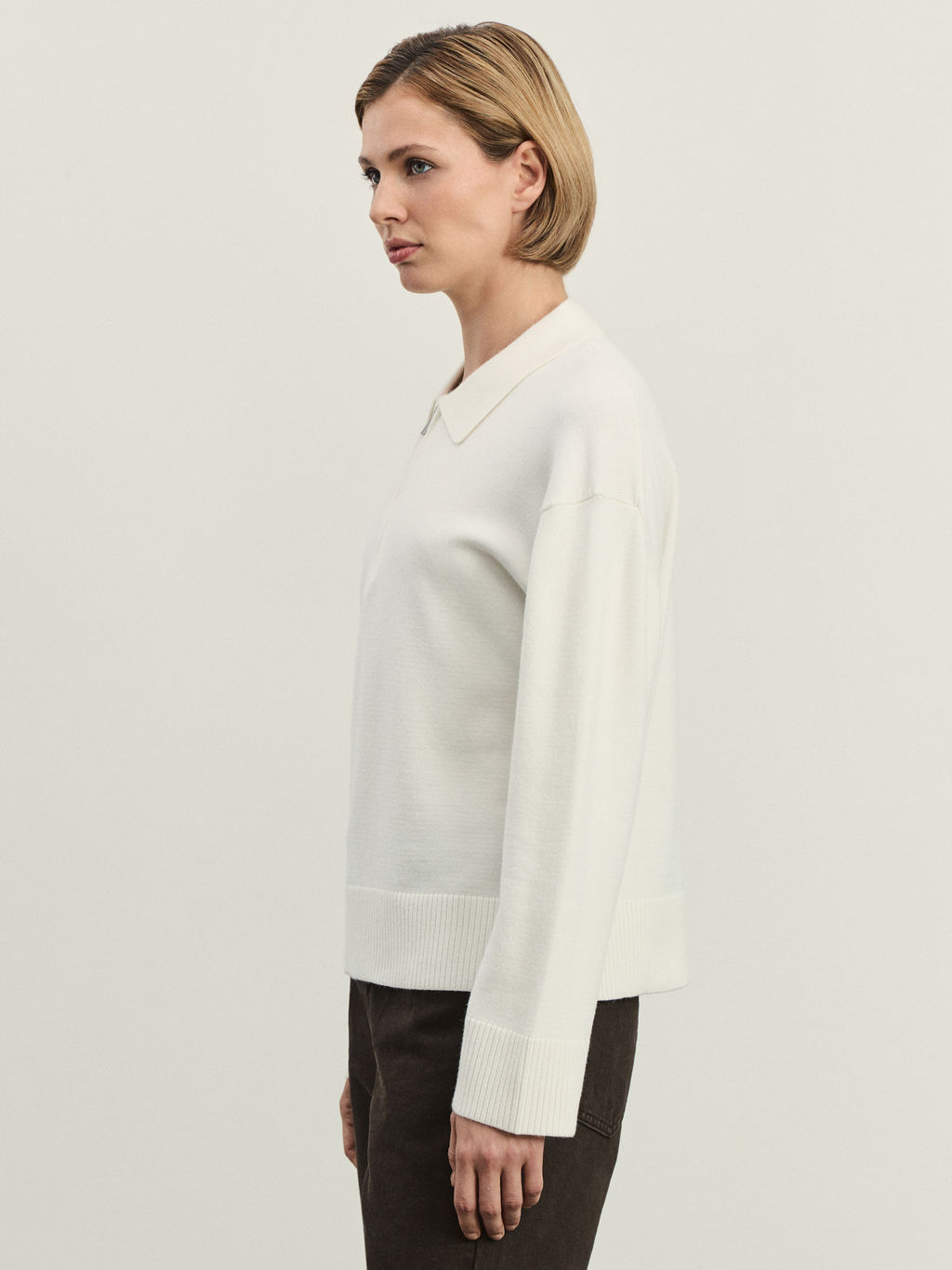 Джемпер поло из вискозы / Zarina  фото 4