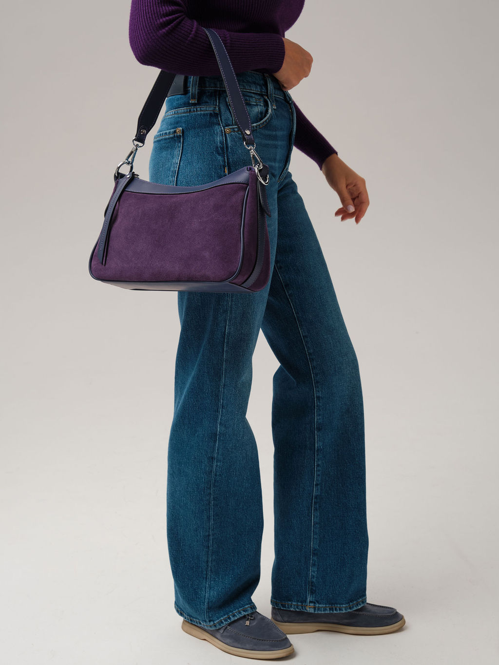 Сумка Azaro 30609 фиолетовый цветок