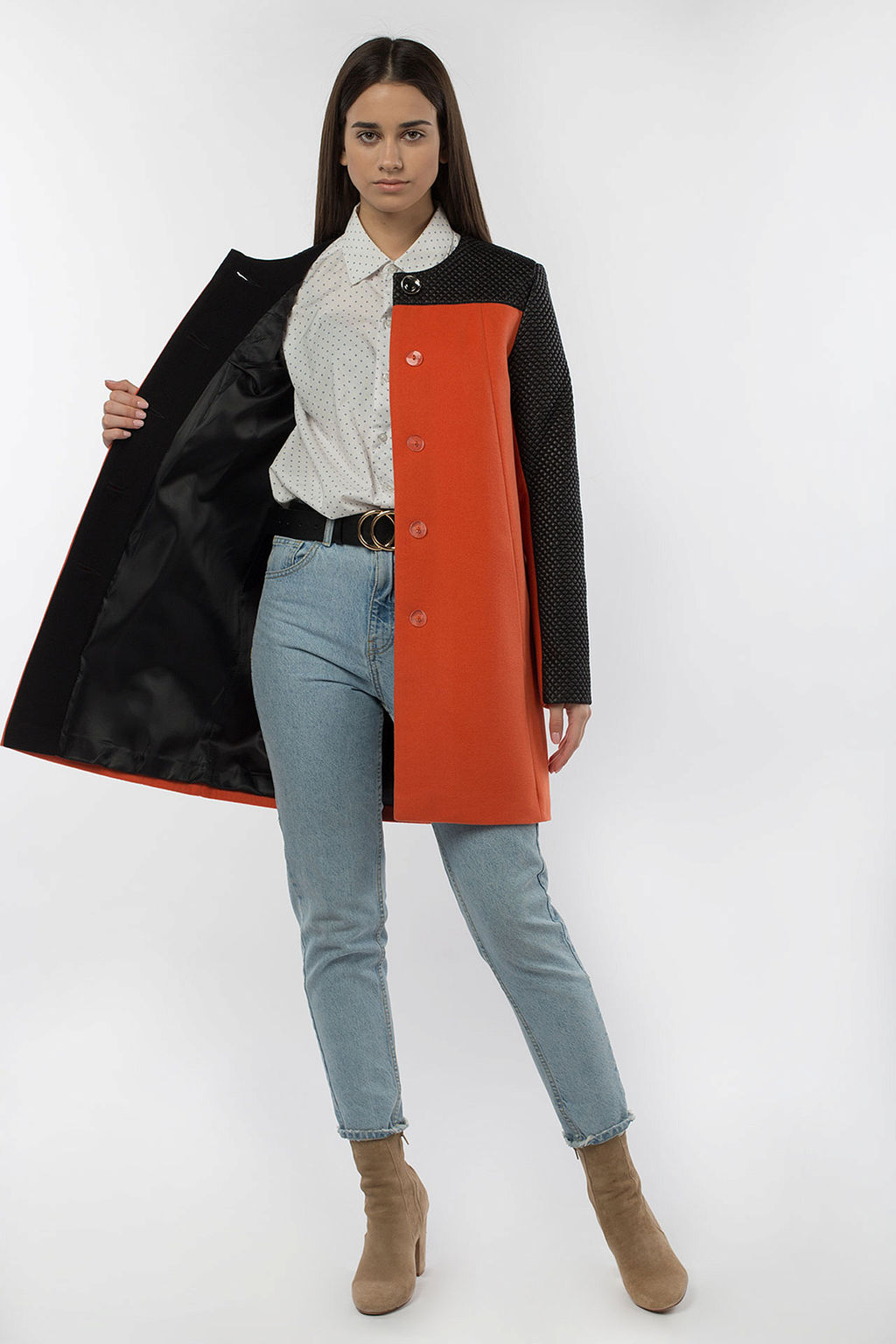 13-1057 Пальто женское демисезонное