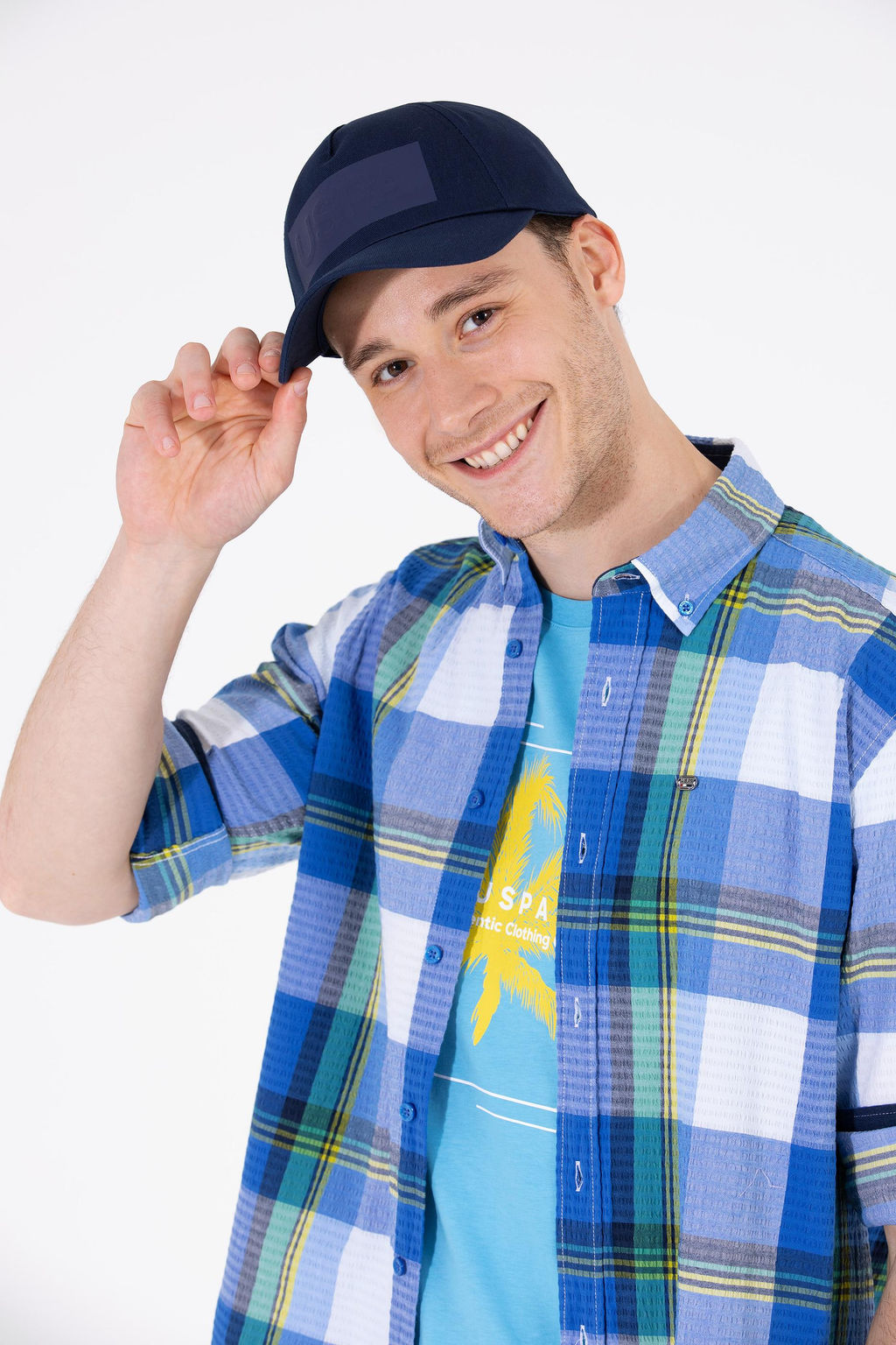 U. S. Polo Assn Мужская рубашка Saks в клетку - U.s. polo assn фото 18