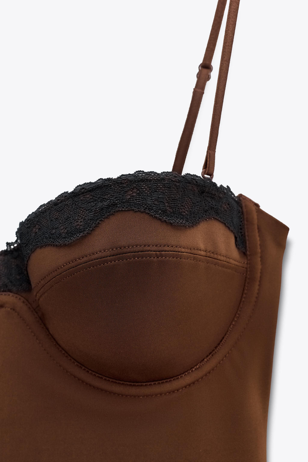LACE BUSTIER TOP - Zara фото 9