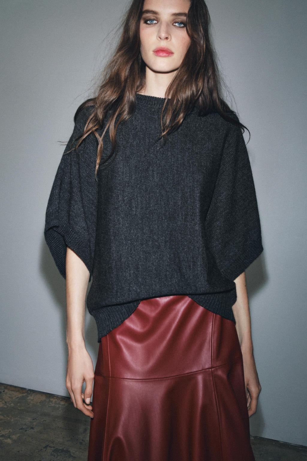 WIDE SLEEVE KNIT SWEATER - Zara фото 2