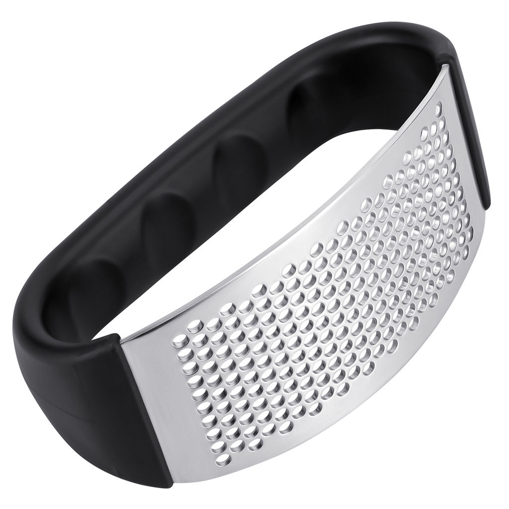 Пресс для чеснока Staccato 11х6,5х5см, нержавеющая сталь, эргономичная пластмассовая ручка, Regent (Китай) - Домашняя мода фото 2