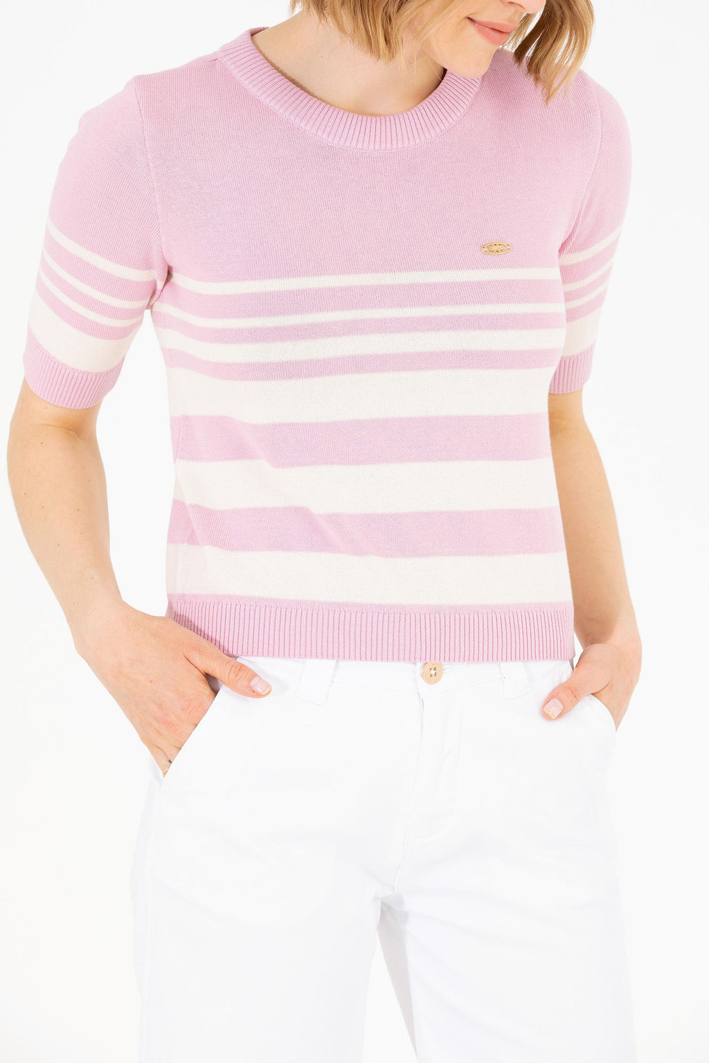 U. S. Polo Assn Женский свитер с круглым вырезом Магнолия - U.s. polo assn фото 20