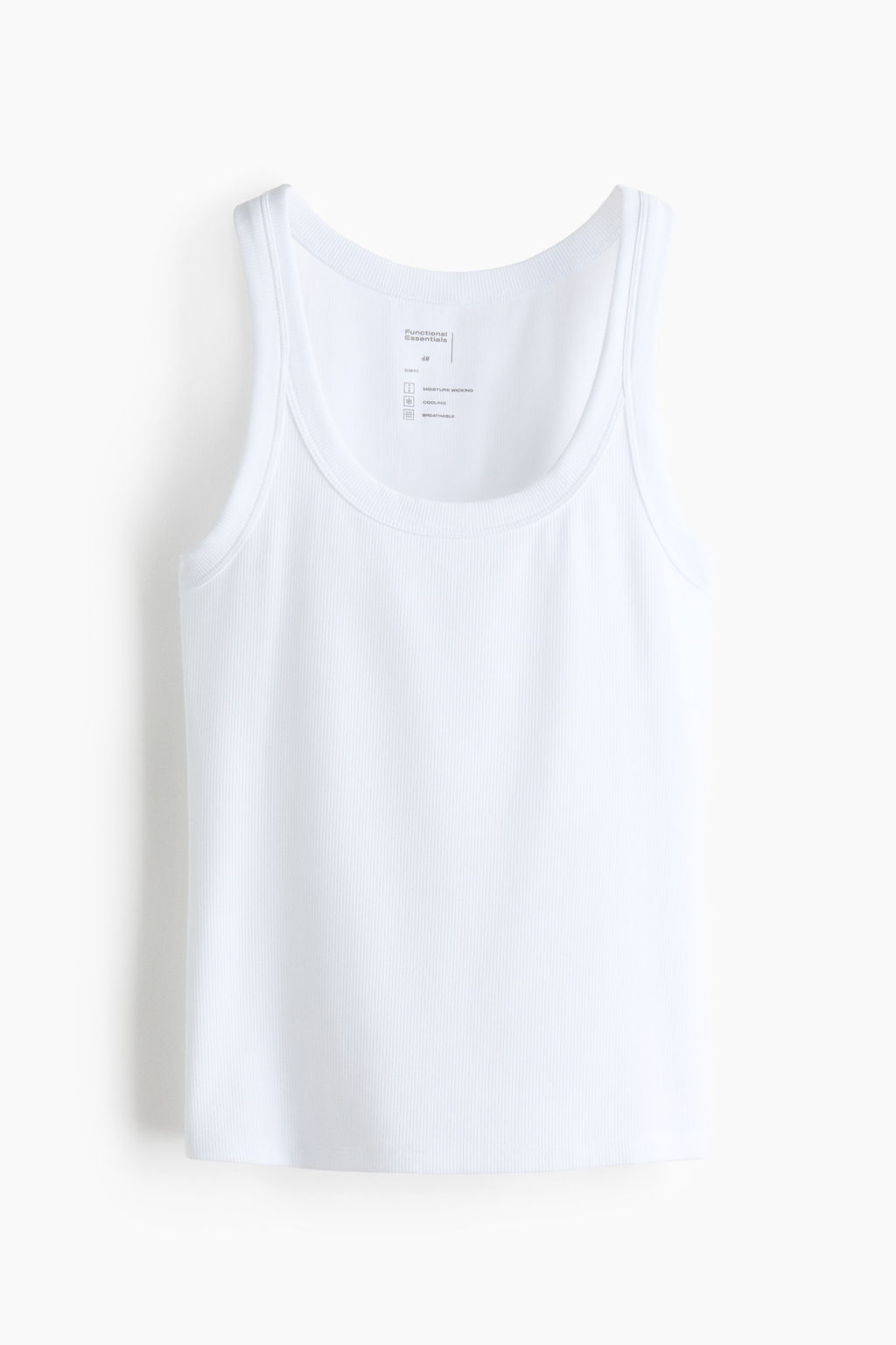 Camiseta sin mangas en canal? Cooling Slim Fit - H&m фото 2