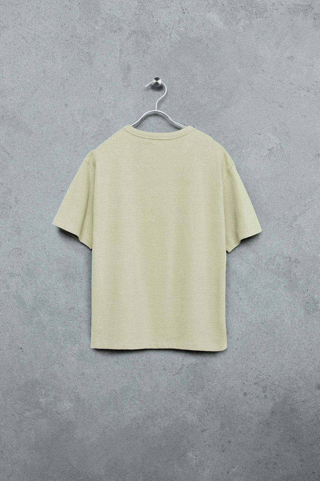 STORIESZ - CAMISETA CUELLO PANADERO HEAVY WEIGHT / Verde claro - Zara фото 2