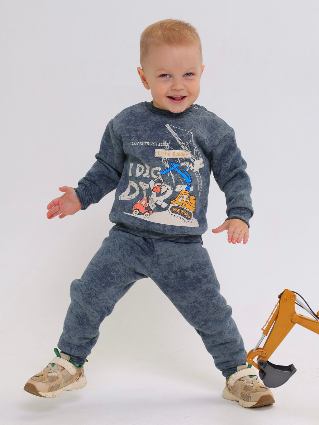 Свитшот(толстовка) с начесом для мальчика Футер - Оптима фото 16