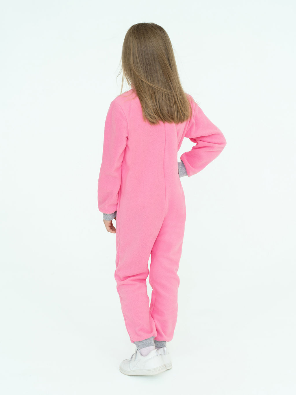 Комбинезон детский флисовый розовый