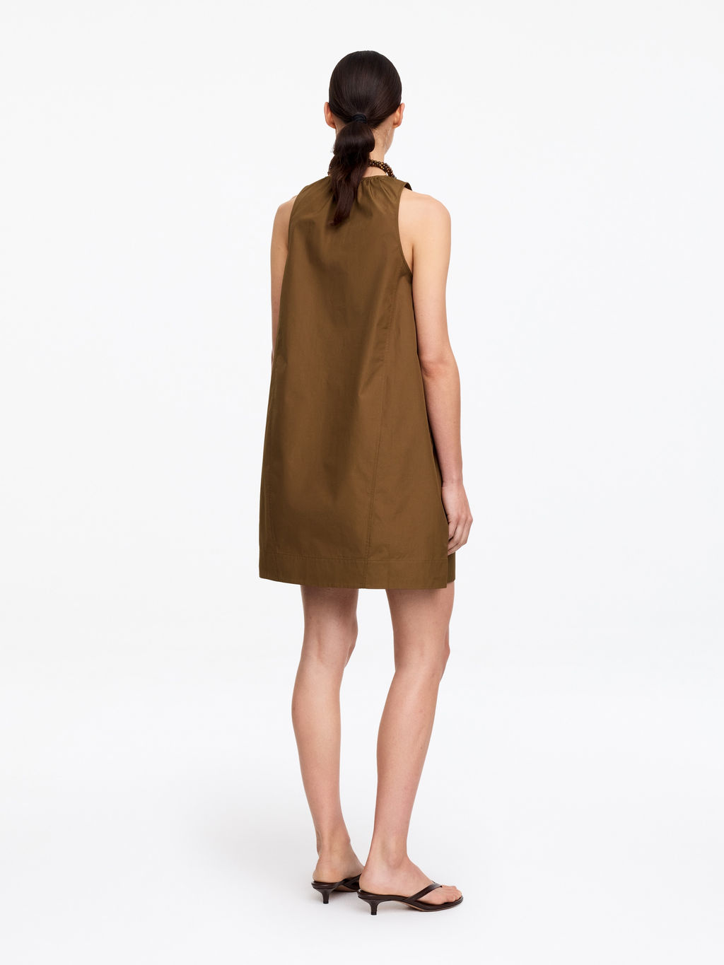 Vestido con escote de pico y fruncidos - H&m фото 7