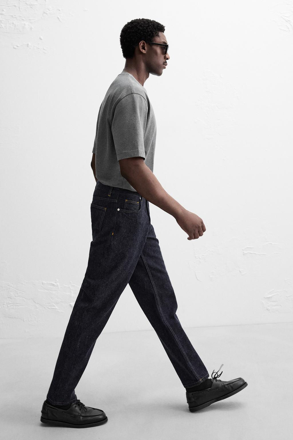 BRUSHED STRAIGHT-LEG JEANS - Zara фото 5