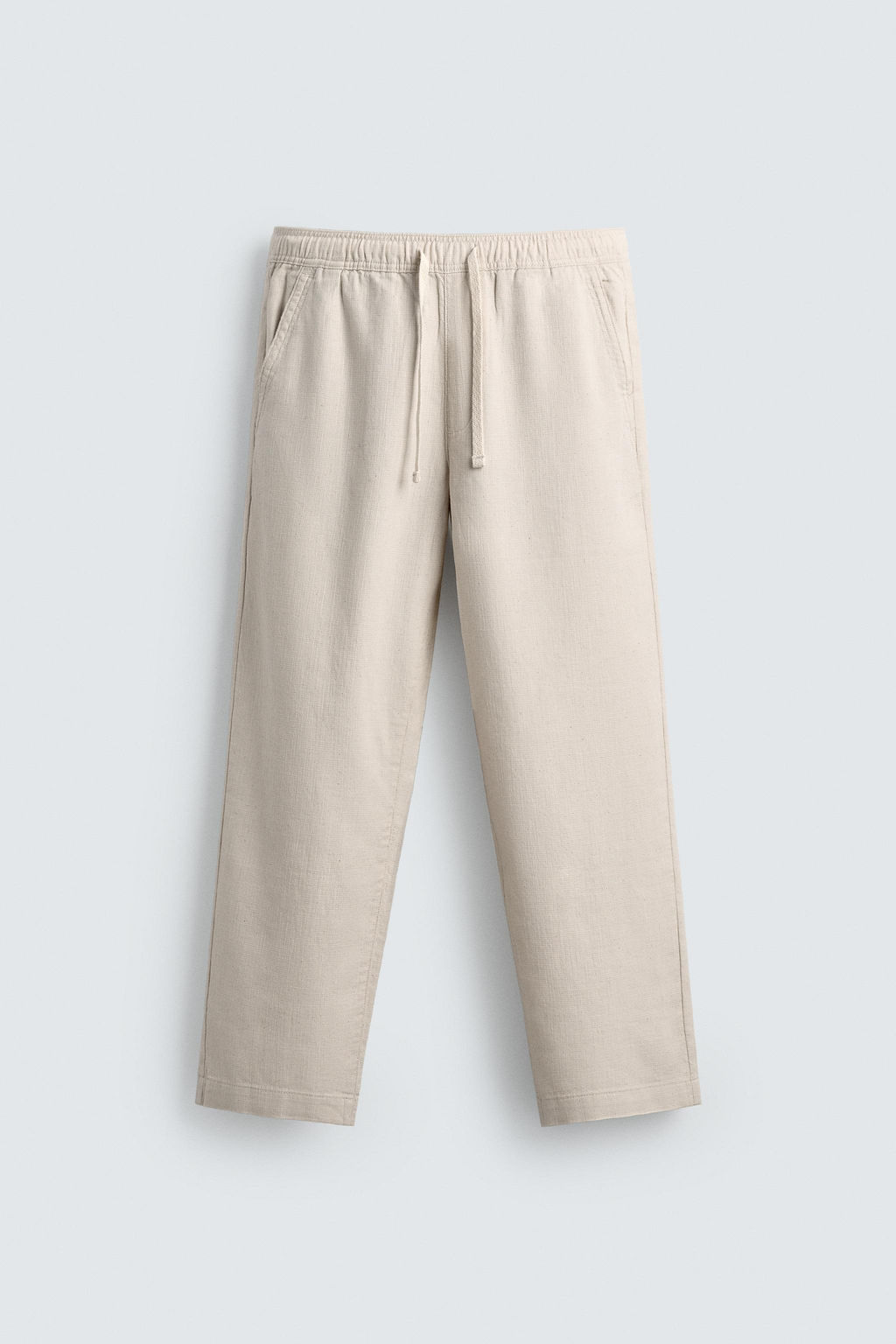 TEXTURED RELAXED FIT TROUSERS - Zara фото 7