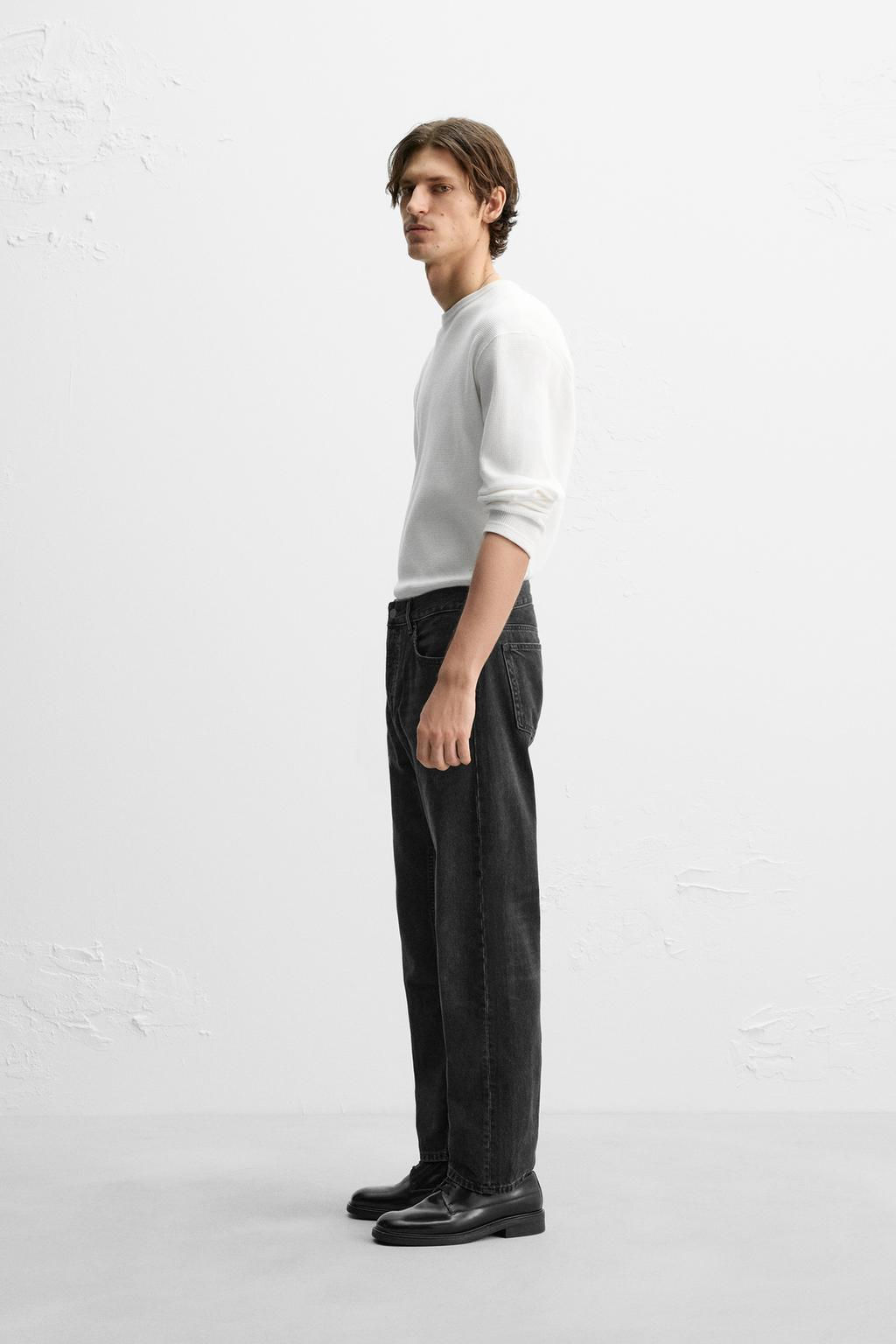 STRAIGHT-FIT REGULAR JEANS - Zara фото 33
