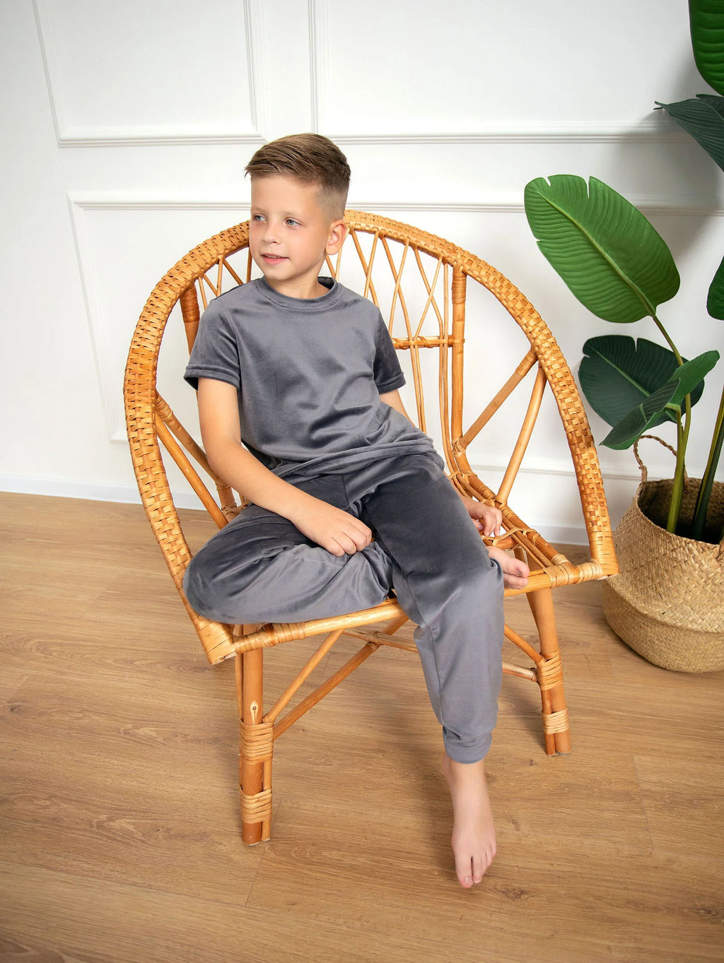 Костюм для мальчика Котик Графит М-03КД MODAMICA