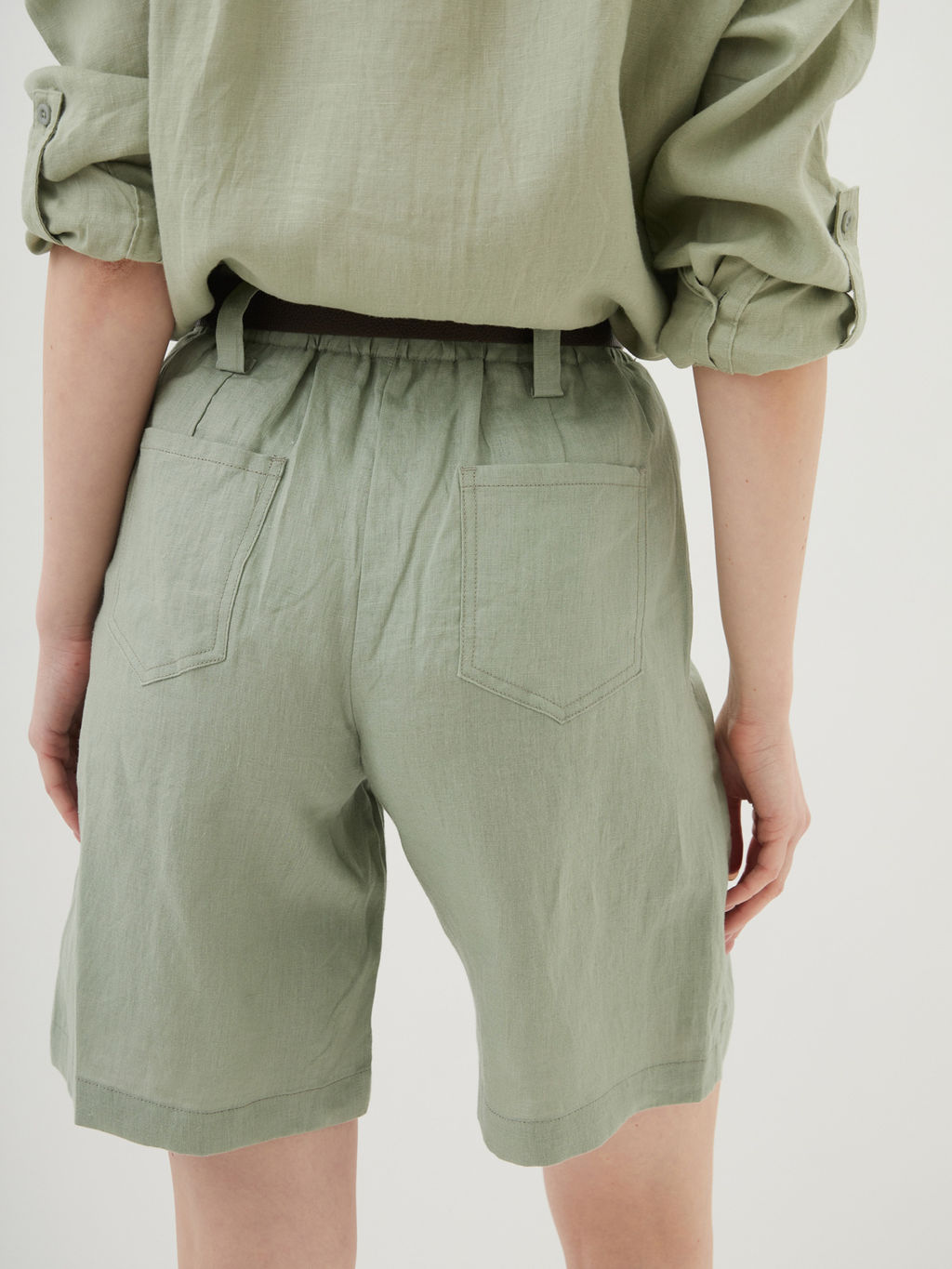 Женские льняные Шорты - Mossmore фото 5