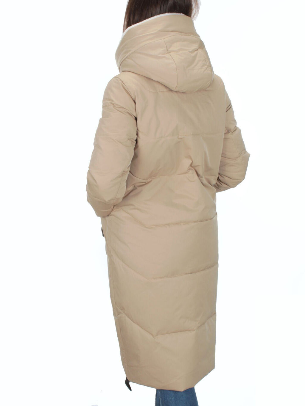 2270 BEIGE Пальто зимнее женское (200 гр. тинсулейт) - Fashion фото 4