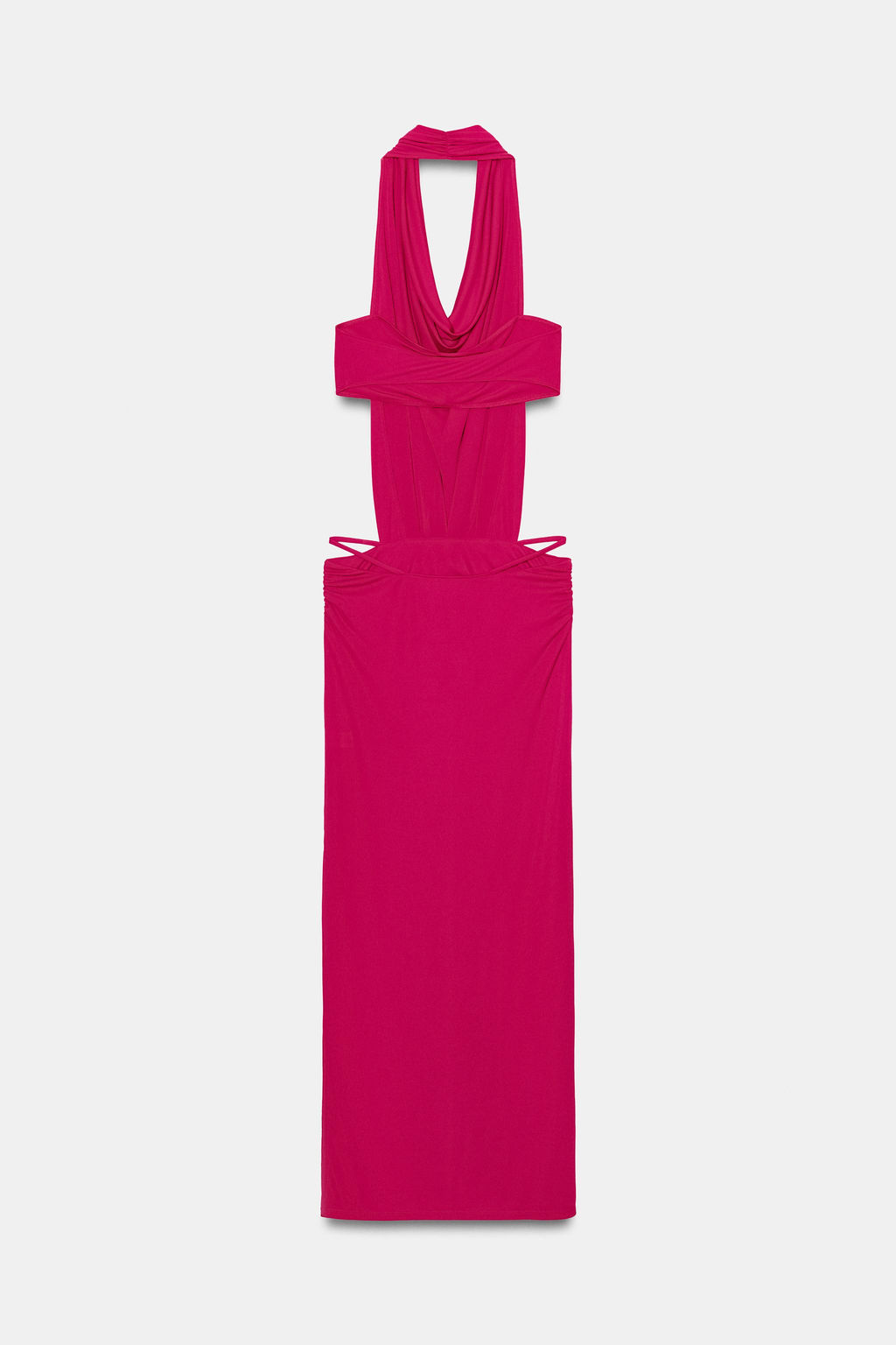 VESTIDO FLUIDO CUT OUT / Fucsia - Zara фото 6