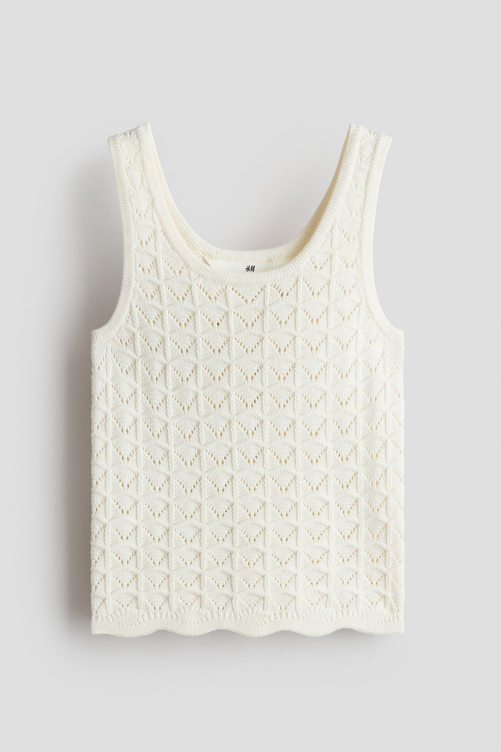 Top de tirantes en punto pointelle - H&m фото 3