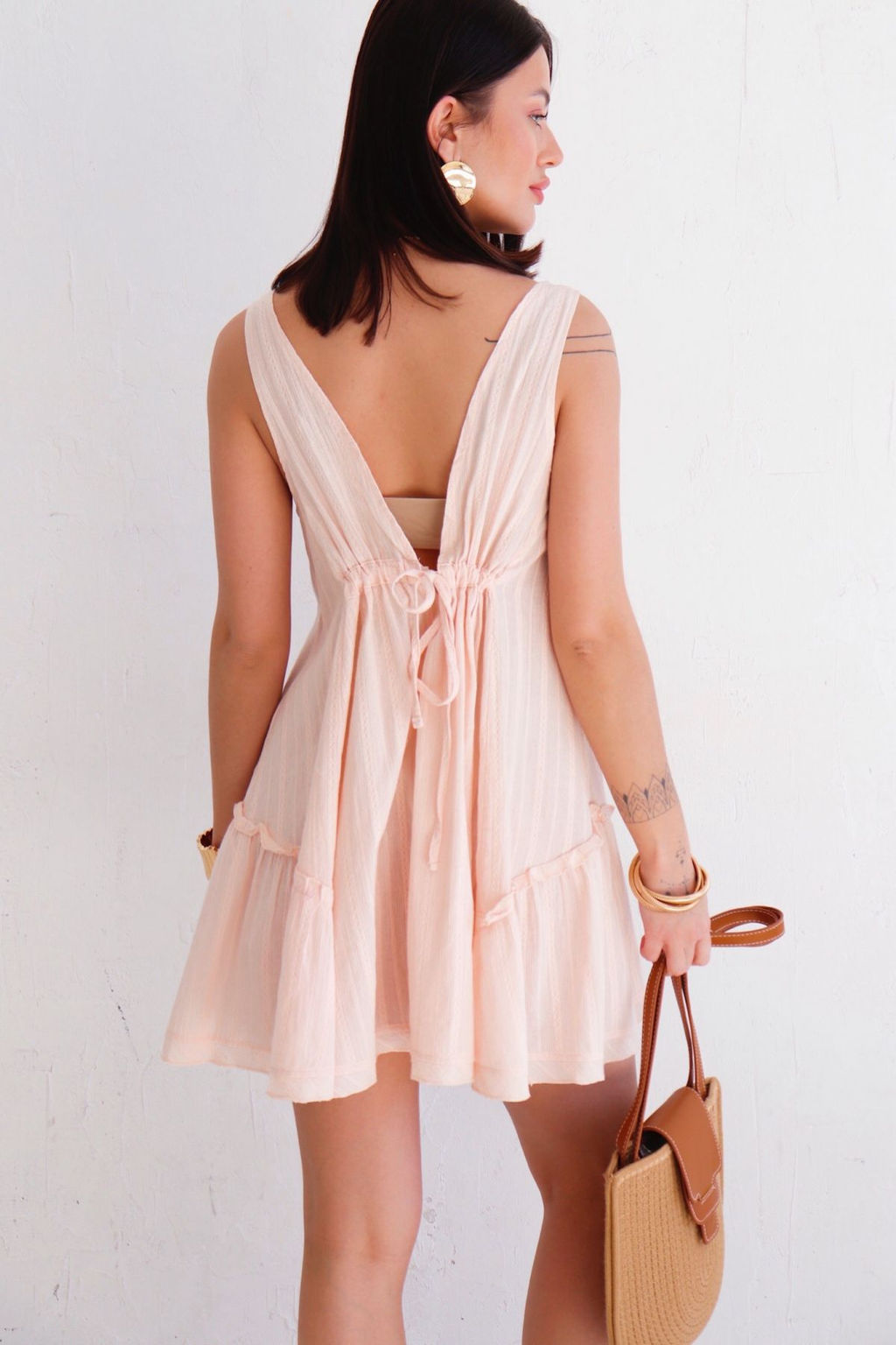 12534 Платье пляжное кремовое из хлопка - Martichelli фото 11