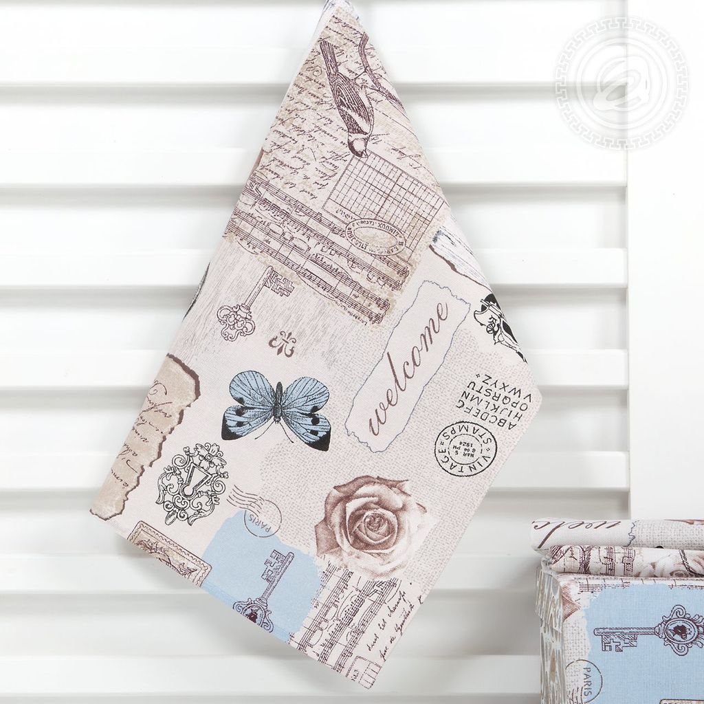 Полотенце кухонное из рогожки Клинт 50х70 - Артдизайн фото 5