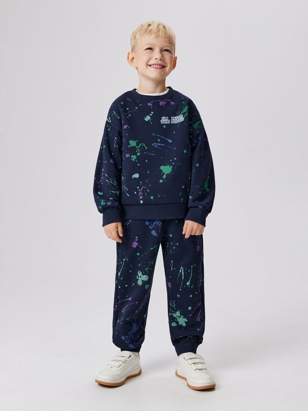 ACOOLA / Джемпер детский для мальчиков Julebuk темно-синий  фото 2