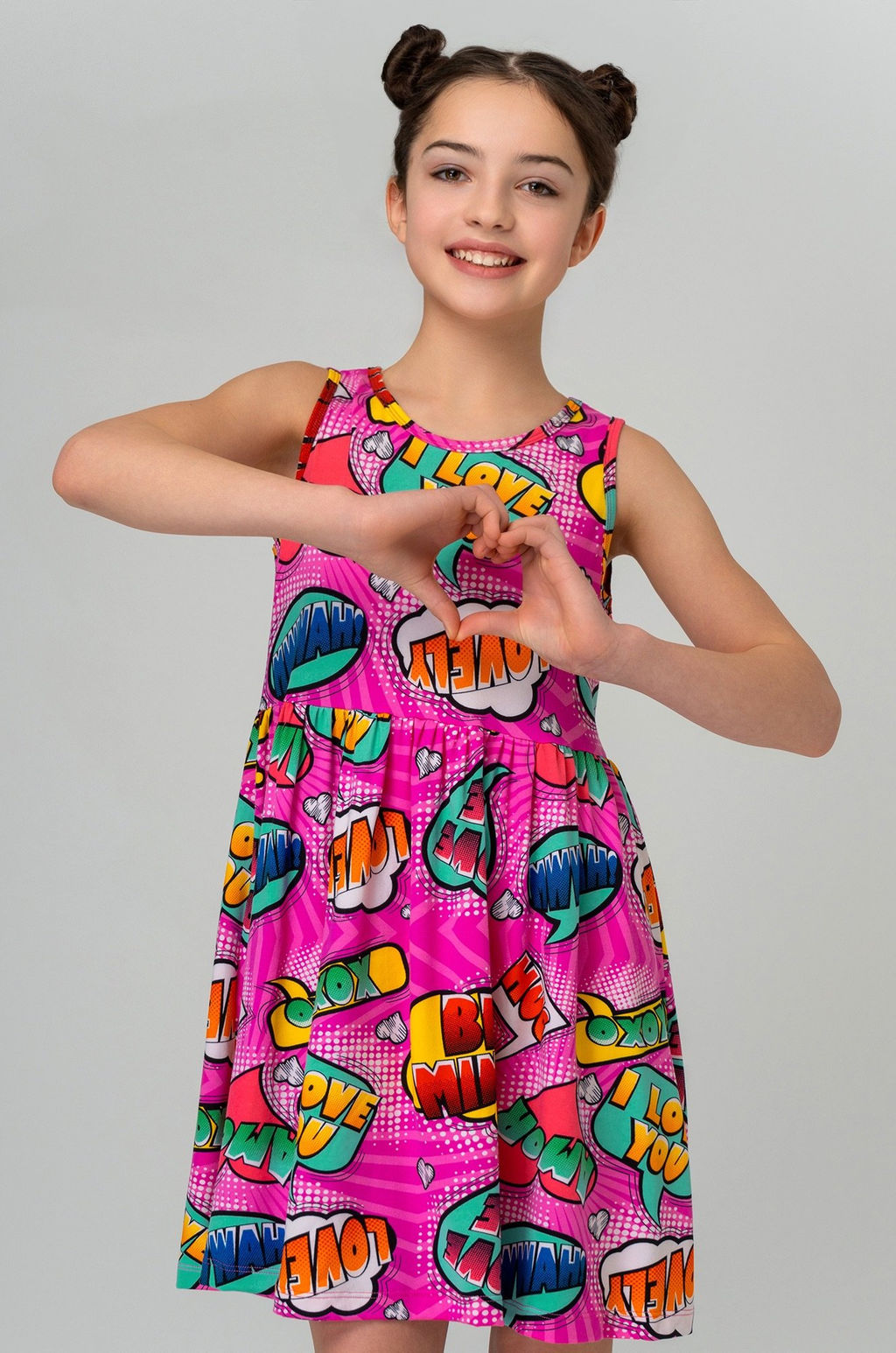 Летнее платье из бамбука для девочки Happyfox