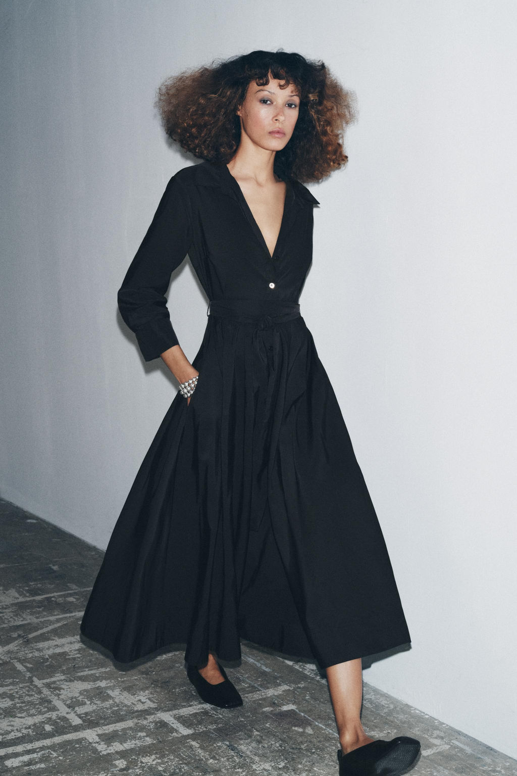 ZW COLLECTION MIDI SHIRT DRESS